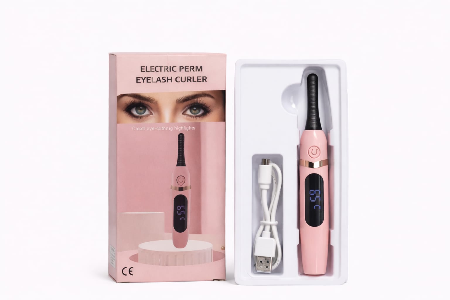 Elektrischer Wimpern Curler Set verschiedene Farben